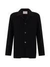 Herno Button-up Patch-pocket Jacket In Black
