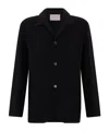 Herno Button-up Patch-pocket Jacket In Black