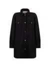 BUTTON-UP WOOL OVERSHIRT