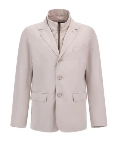 Herno Byron Blazer In Animal Print