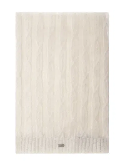 HERNO CABLE-KNIT SCARF