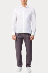 Herno Resort Shirt In Soft Wool Jersey In White