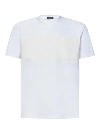 Herno Cotton Jersey T-shirt In White
