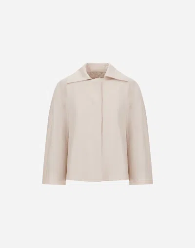 Herno Cape Aus Lucent Cashmere Silk In Pink