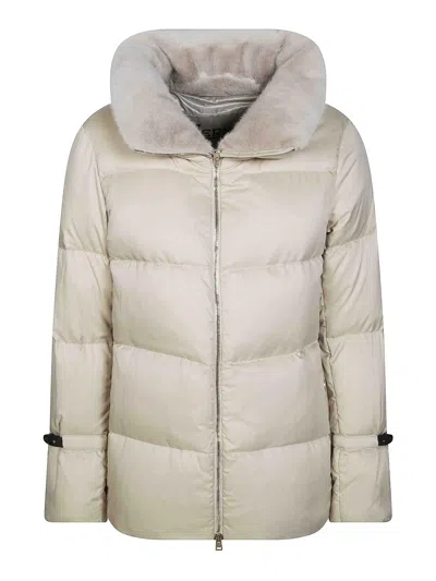 Herno Cape In Beige