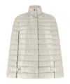 Herno Mini Quilted Short Down Jacket For Women In White