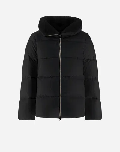 Herno アレンデール＆ニュー・レディ・フェイクファー ジャケット In Black