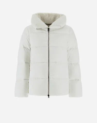 Herno White Hoods In Arendelle And New Lady Faux Fur