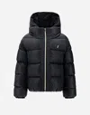 Herno Kids' Cape In Nylon Ultralight In Black