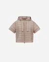 Herno Cape In Nylon Ultralight In Chantilly