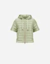 Herno Cape In Nylon Ultralight In Light Green