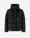 Herno Shiny Satin Down Jacket In Black