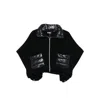 Herno Resort Short-sleeve Poncho In Black