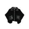 Herno Resort Short-sleeve Poncho In Black