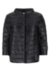 Herno Cappa Nylon Ultralight Down Jacket In Black