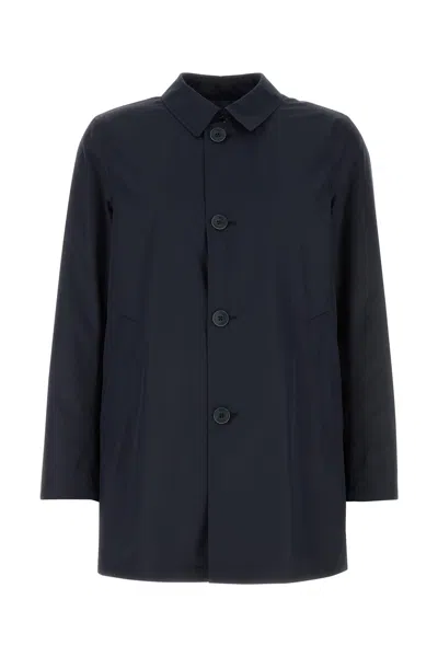 HERNO GIUBBINO IN POLIESTERE BLU NAVY  UOMO