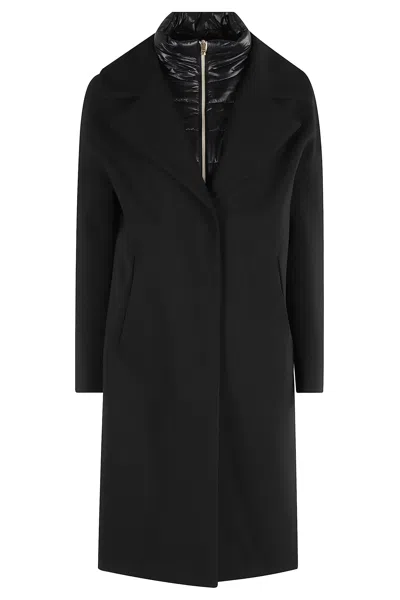 Herno Cappotto Con Pettorina In Black