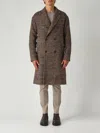 Herno Cappotto Doppiopetto Coat In Multi