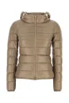 Herno Cappuccino Nylon Down Jacket In Brown
