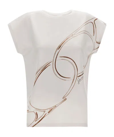 Herno Carabiner-print T-shirt In White