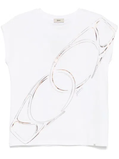 HERNO CARABINER-PRINT T-SHIRT