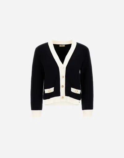 HERNO CARDIGAN IN BOUCLÉ KNIT