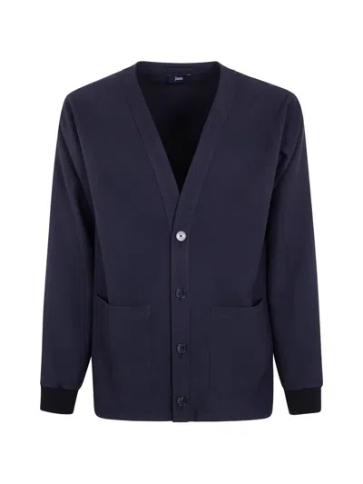 Herno Long-sleeve Cardigan In Black