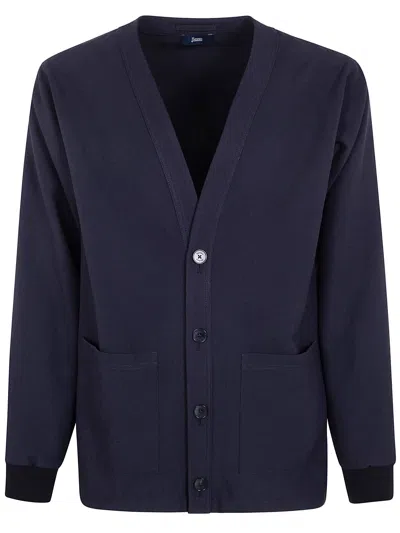 Herno Cardigan Jacket In Blue