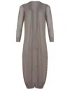 Herno Cardigan Made Of A Viscose Blend In Fango