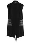 Herno Resort Sleeve Made Of Warmy And Ultralight Nylon In Nero