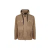 Herno Cargo Cotton Jacket In Brown