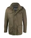 Herno Cargo-pocket Military Jacket In Green