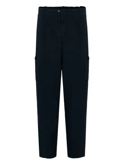 Herno Elasticated Waistband Trousers In Black