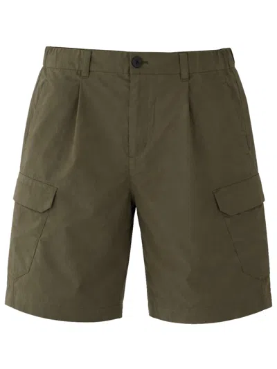 Herno Cargo Shorts In Green