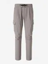 Herno Laminar Trousers In Waist With Elastic And Rope