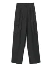 Herno Cargo Trousers In Black