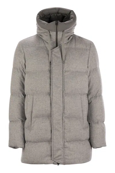 HERNO HERNO CASHMERE AND SILK DOWN JACKET