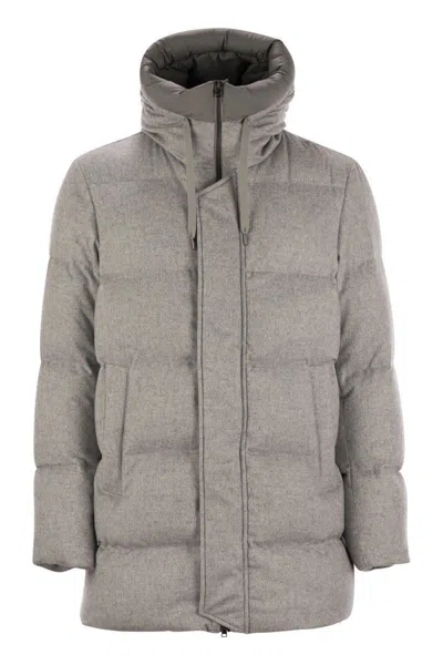HERNO HERNO CASHMERE AND SILK DOWN JACKET