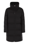 Herno Women Cashmere And Silk Duvet In Black