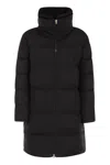Herno Women Cashmere And Silk Duvet In Black