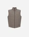 Herno Cashmere And Silk Sleeveless In Brown