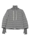 Herno Cashmere And Wool Padded Jacket In Gray