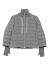 Herno Cashmere And Wool Padded Jacket In Gray