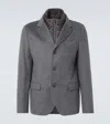 Herno Cashmere Blazer In Gray