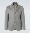 Herno Cashmere Blazer In Grau