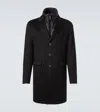 Herno Cashmere Coat In Black