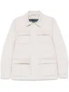 Herno Cashmere Jacket In Neutrals