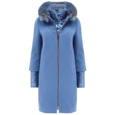 Herno Cashmere Jackets & Women's Coat In Blue