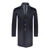 Herno Durable Long Sleeve Coat With Notched Lapels