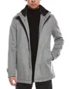 Herno Down Coat Hood And Side Pockets In Gray